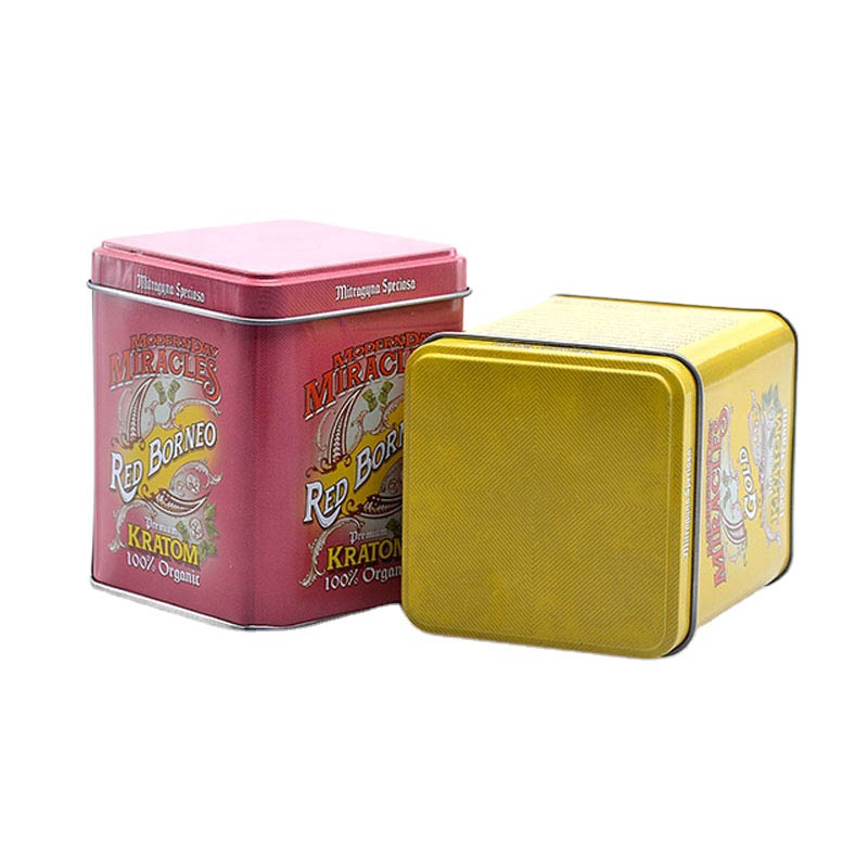 Personalised tea caddy tin