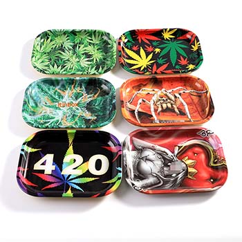 Weed rolling trays