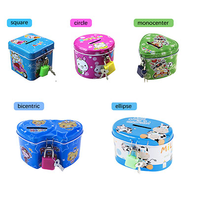 Money tin box factory supply