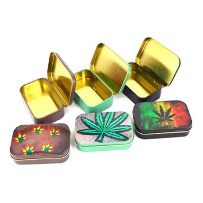 Personalized cigarette metal tins