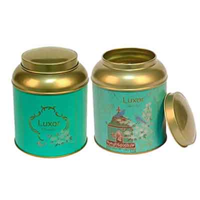 Tin coffee canister