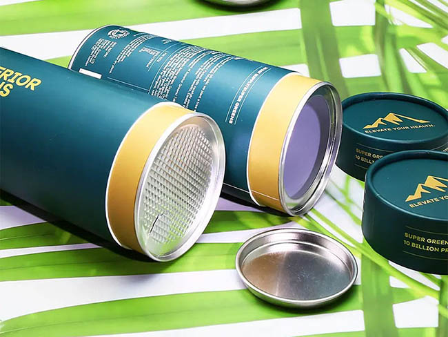 Aluminum Foil Lid Tea Tins