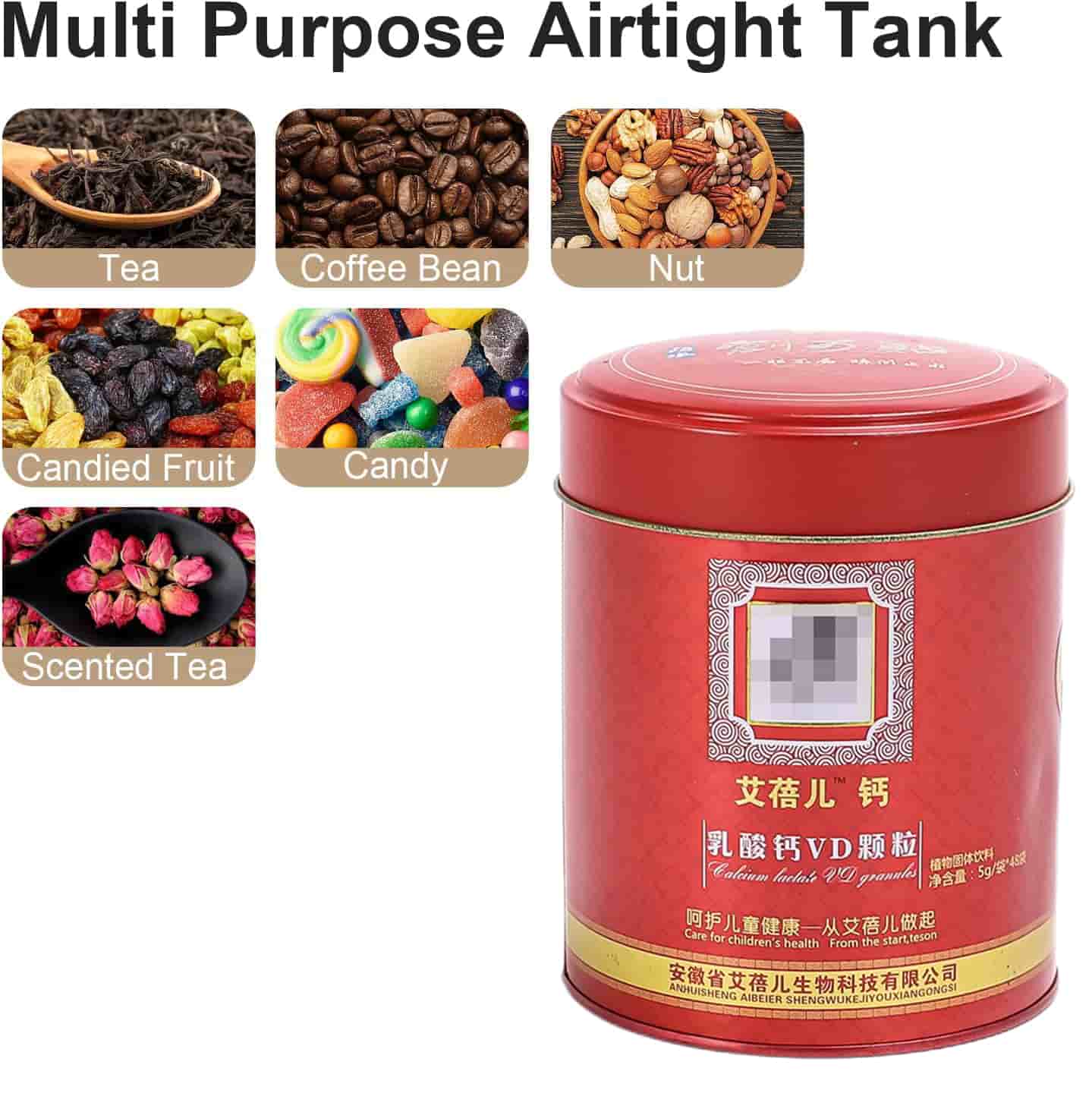 metal tea tin wholesale