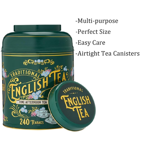 vintage english tea tin