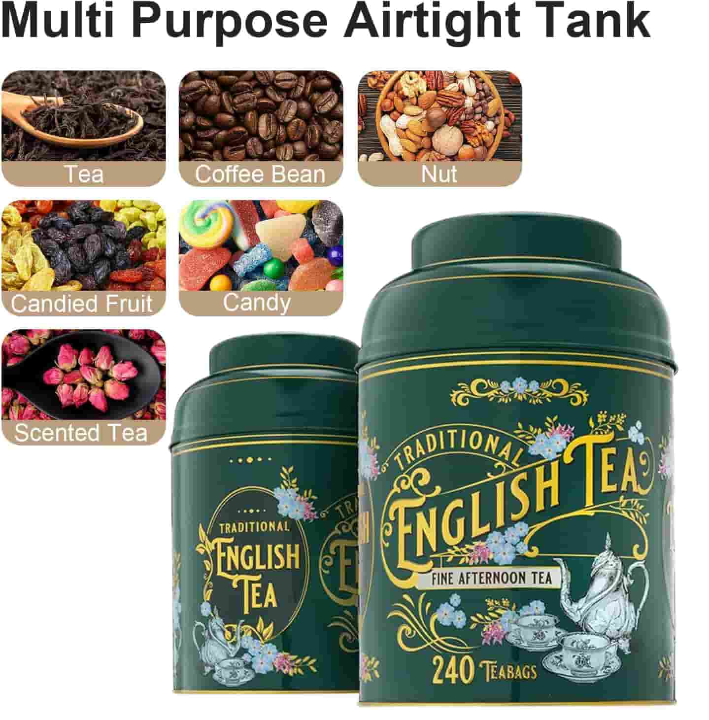 unique tea tin
