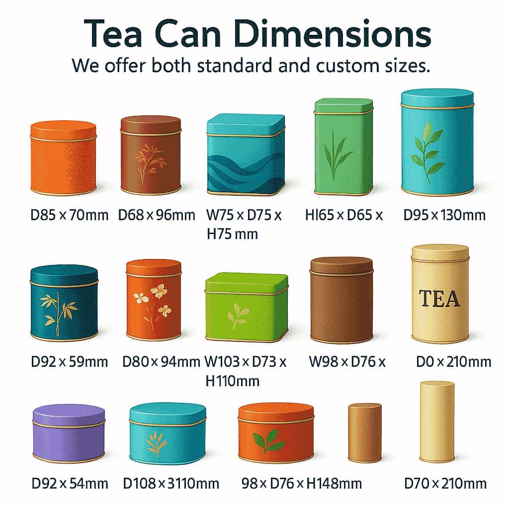 wholesale tea tins