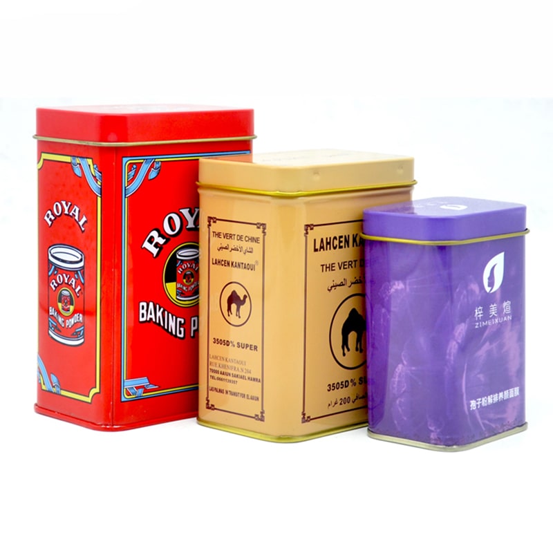 oem tea tin box