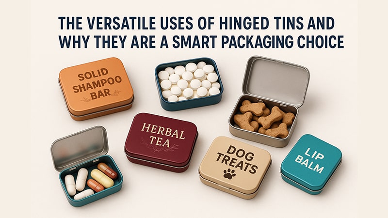 Hinged tin wholesale