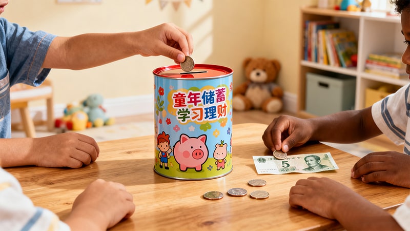 money saving tin