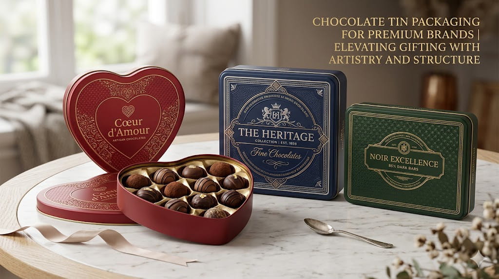 custom chocolate tins