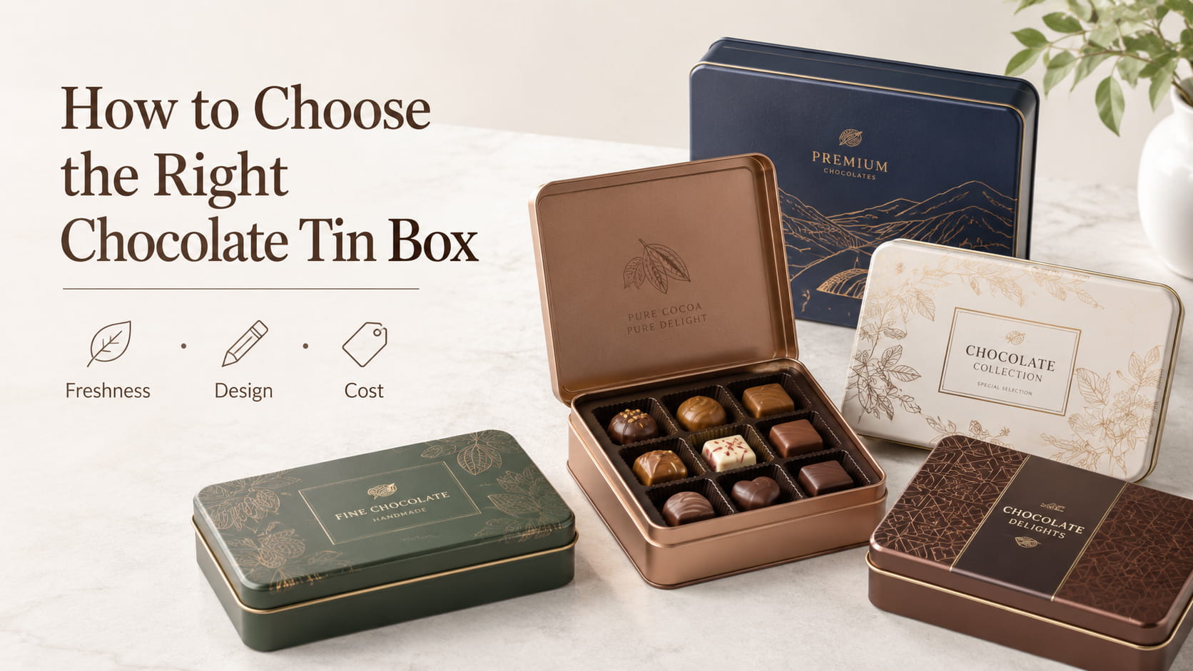 chocolate tin packaging