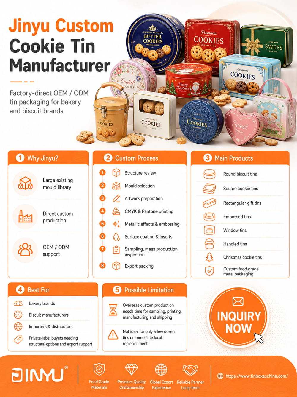 cookie tin manufacturer