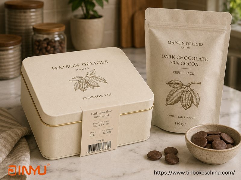 Chocolate Storage Tin &ndash; Refill Ready