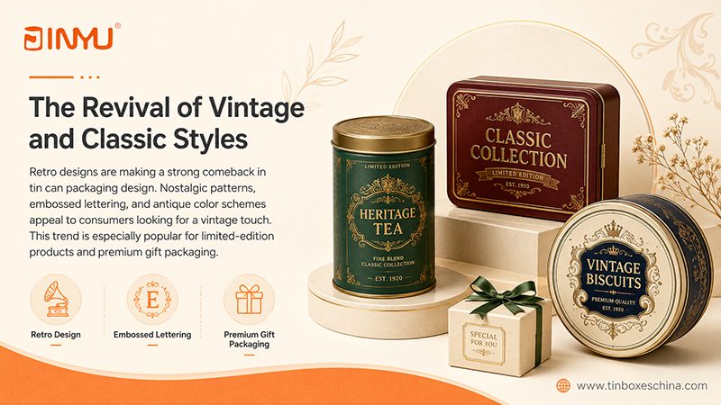Vintage and Classic Tin Packaging