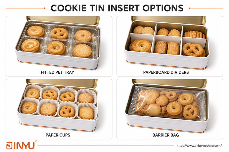 cookie tin insert options