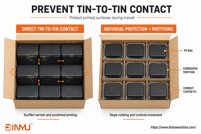 prevent tin to tin contact prevent tin to tin contact