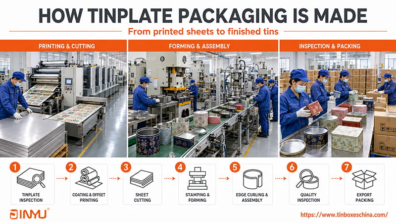how tin packaging is made