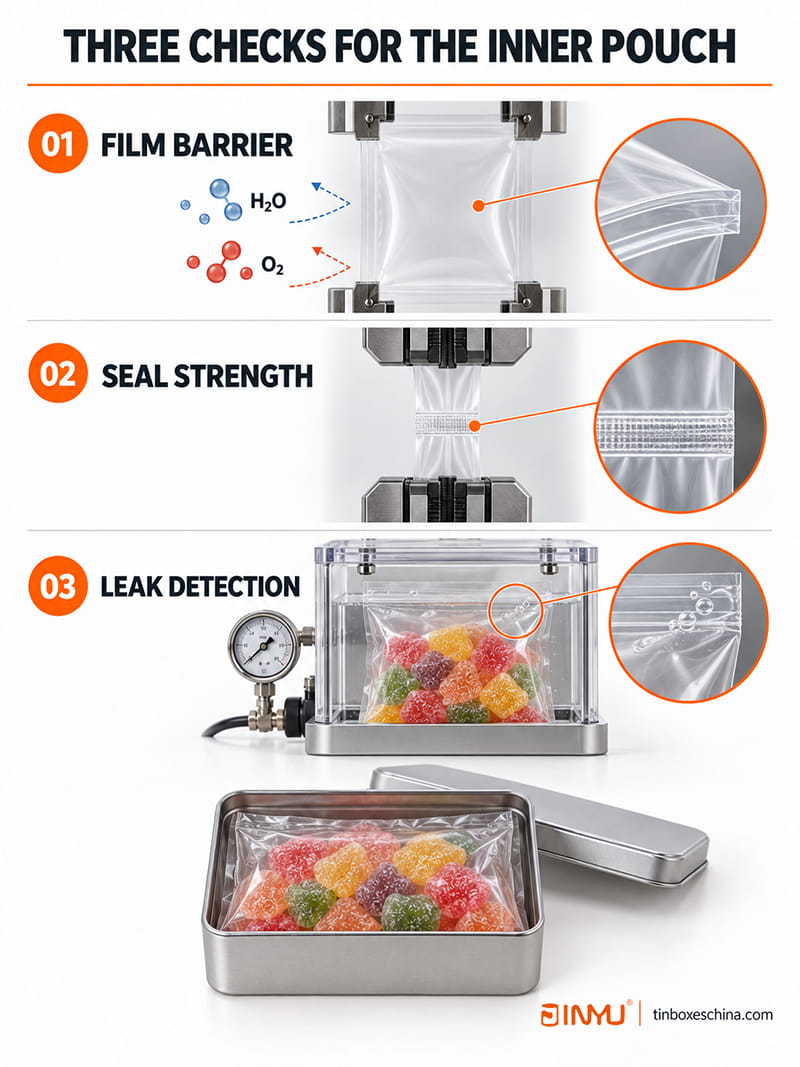 Check Bag Material and Seal Filling